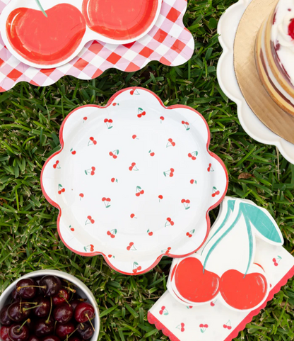 Cherries Scattered Plate