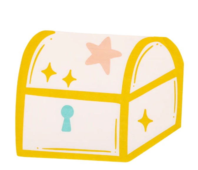Mermaid Treasure Chest Napkin