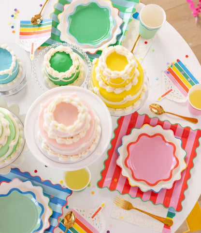 Ric Rac Edge Dessert Plates
