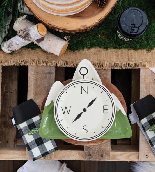 Adventure Compass Shaped Plate