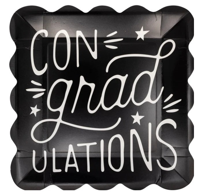 ConGRADulations Plate