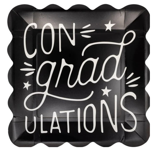 ConGRADulations Plate
