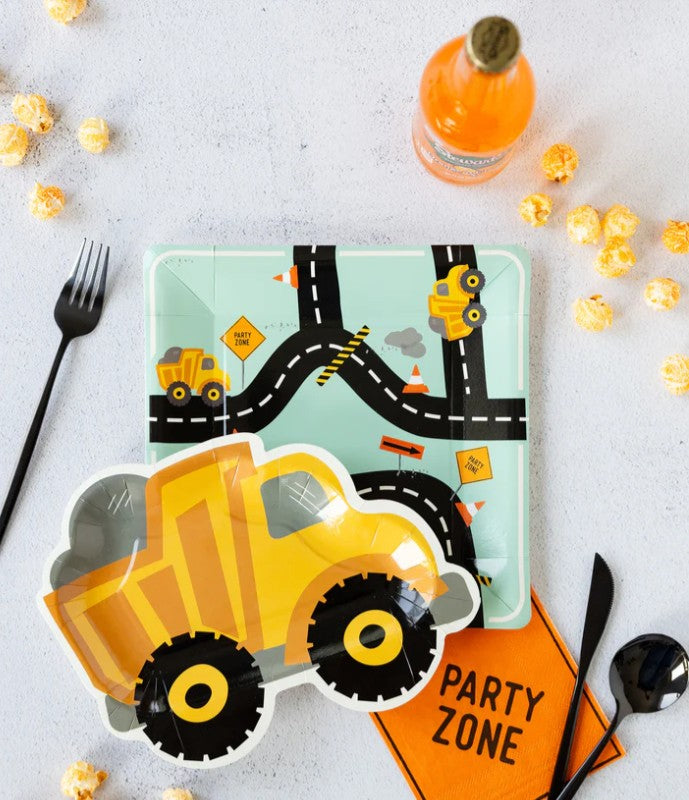Construction Sign Paper Cocktail Napkin