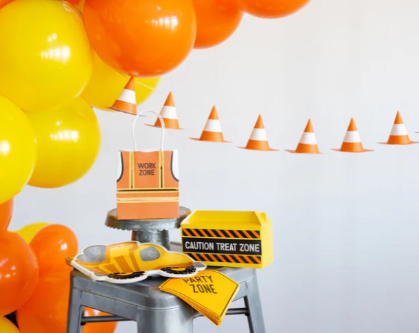 Construction Vest Treat Bag Set