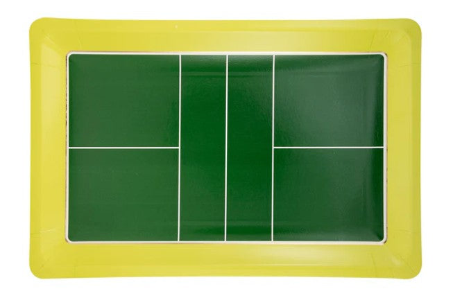 Pickleball Court Shaped Paper Plate