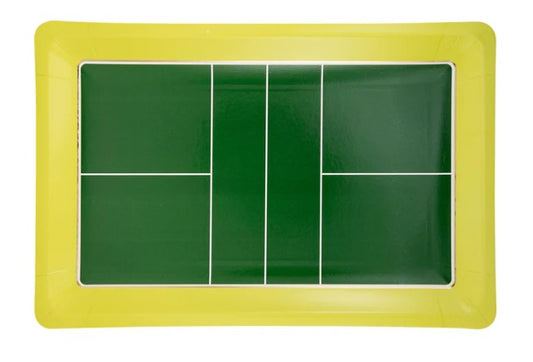 Pickleball Court Shaped Paper Plate