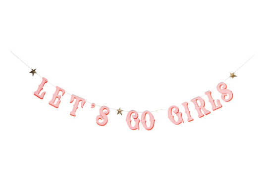 Let's Go Girls Banner Set