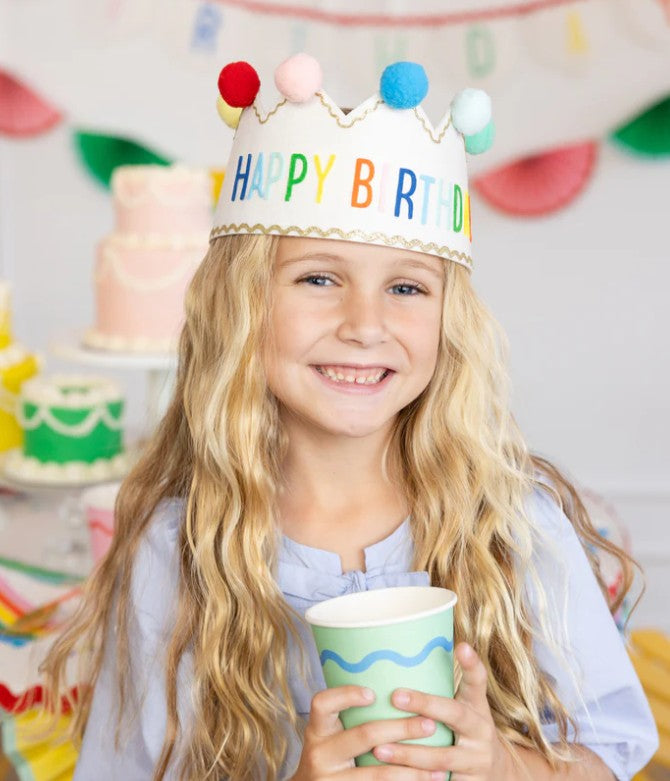 Bright Birthday Party Cups - 12 oz