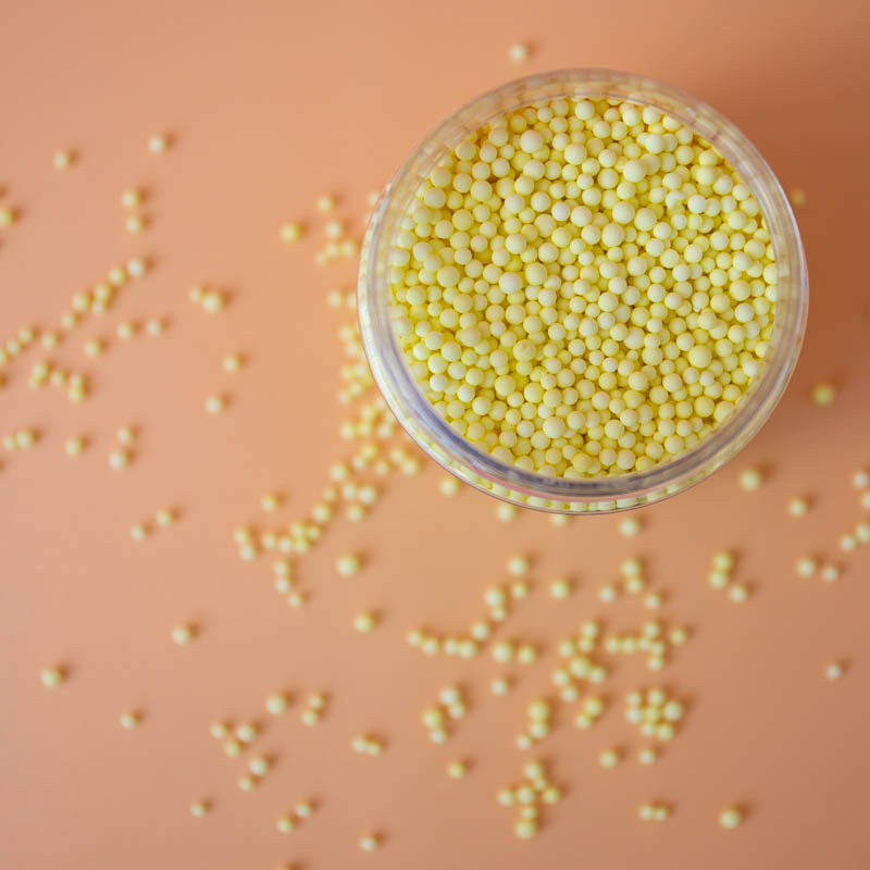 PASTEL LEMON NONPAREILS BY SPRINKS