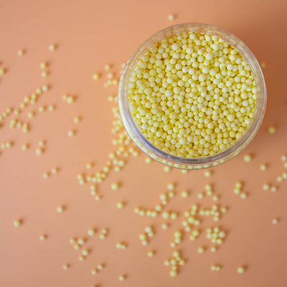PASTEL LEMON NONPAREILS BY SPRINKS