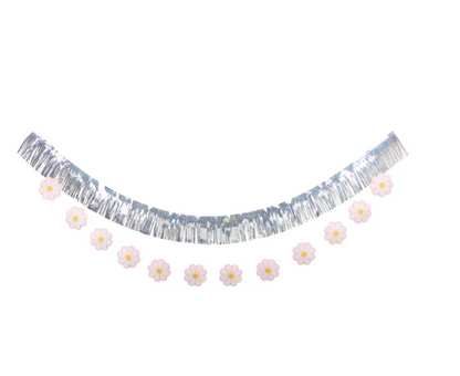 Disco Daisy Puffy Felt Banner Set