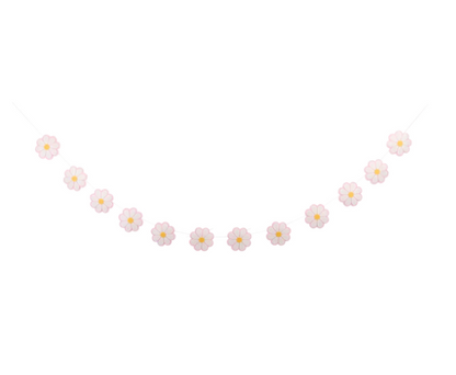 Disco Daisy Puffy Felt Banner Set
