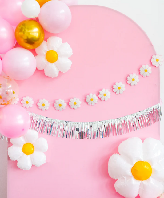 Disco Daisy Puffy Felt Banner Set