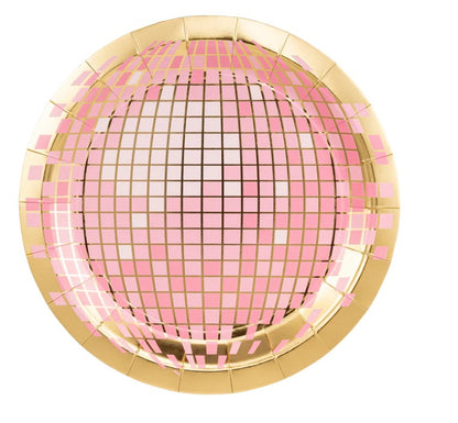 Disco Ball Paper Plate
