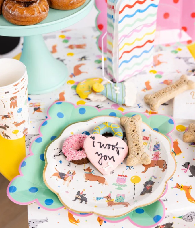 Dog Party Plate