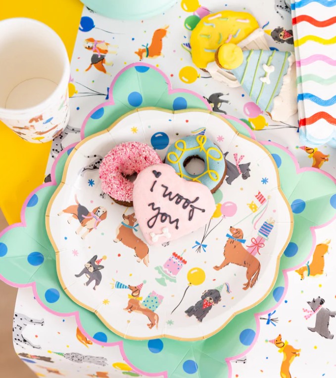 Dog Party Plate