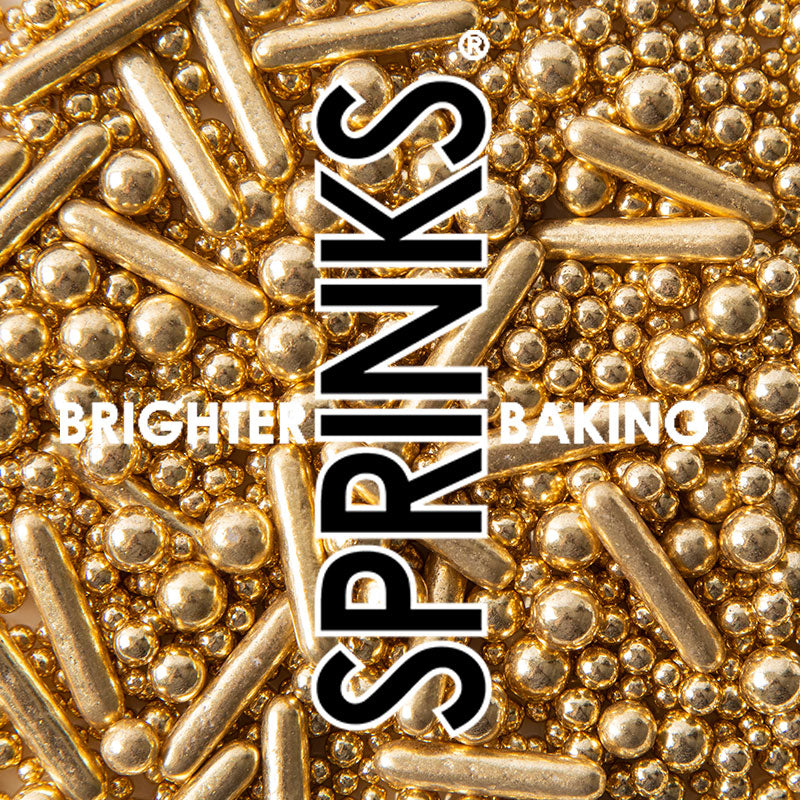 BUBBLE & BOUNCE SHINY GOLD SPRINKLES BY SPRINKS