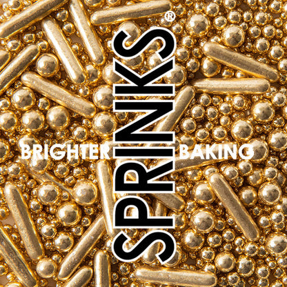 BUBBLE & BOUNCE SHINY GOLD SPRINKLES BY SPRINKS