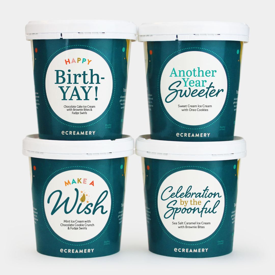 Birthday Ice Cream Gift - 4 Pints