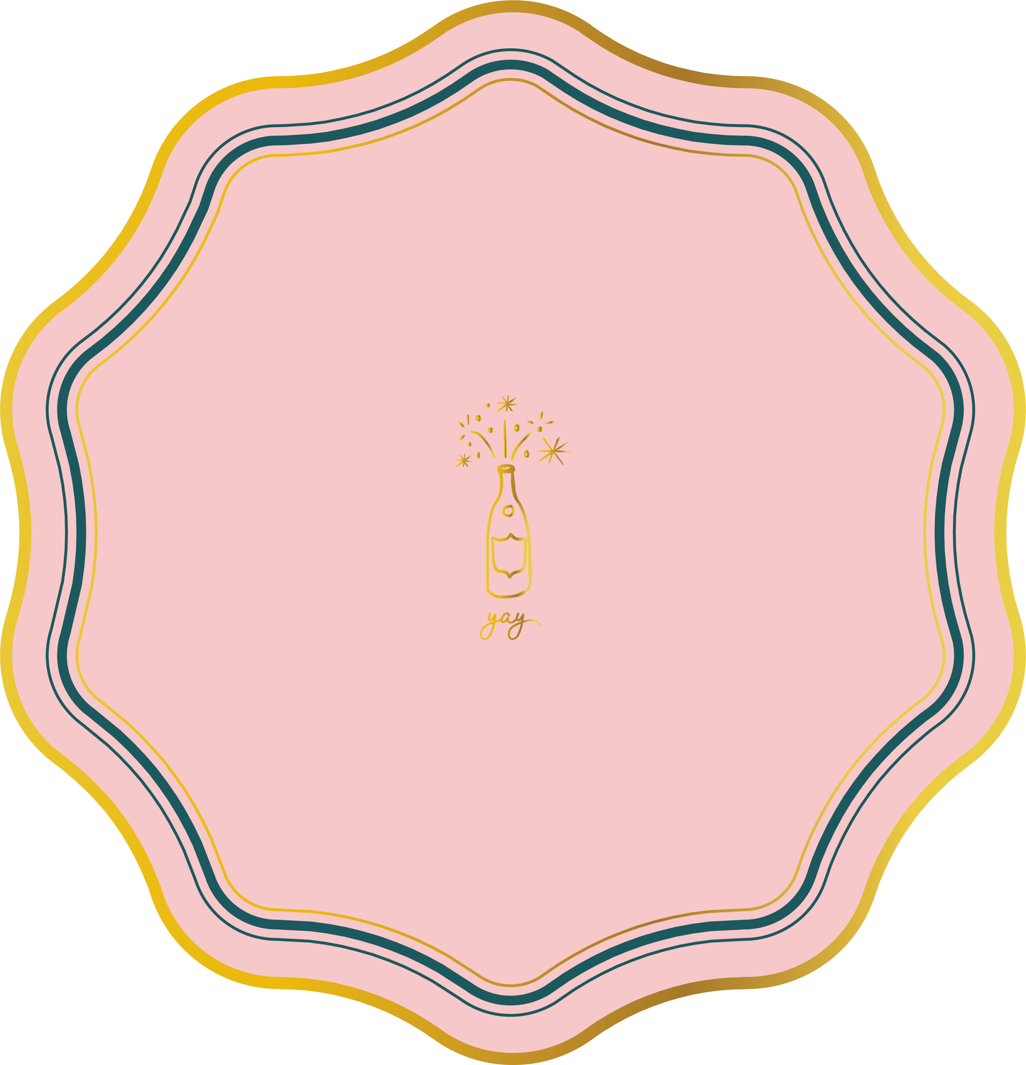 Yay Icon Party Plates- 2 Pack