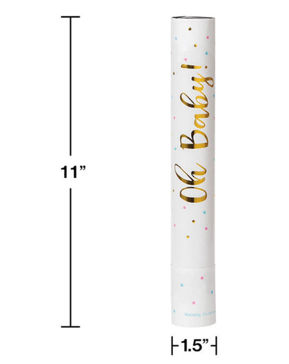 Gender Reveal Confetti Launcher Cannon - Pink Or Blue