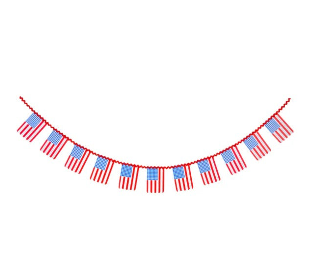 Gingham Flag Banner