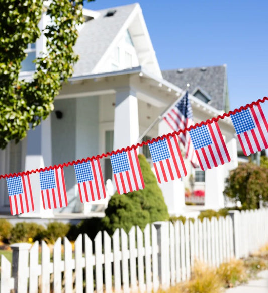 Gingham Flag Banner