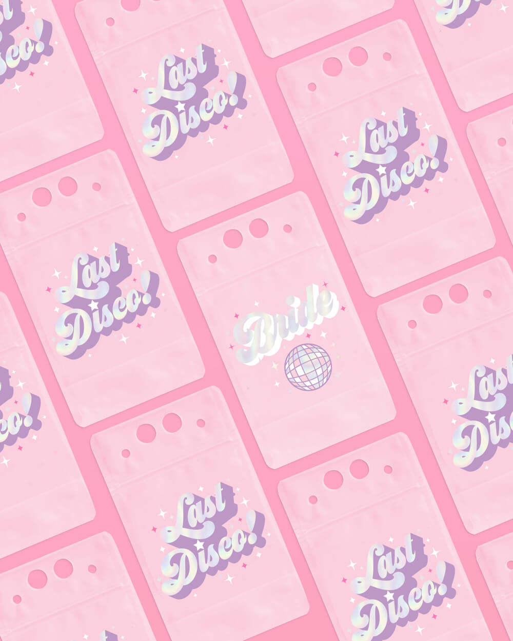 Last Disco Starter Pack - plates, napkins + drink pouches