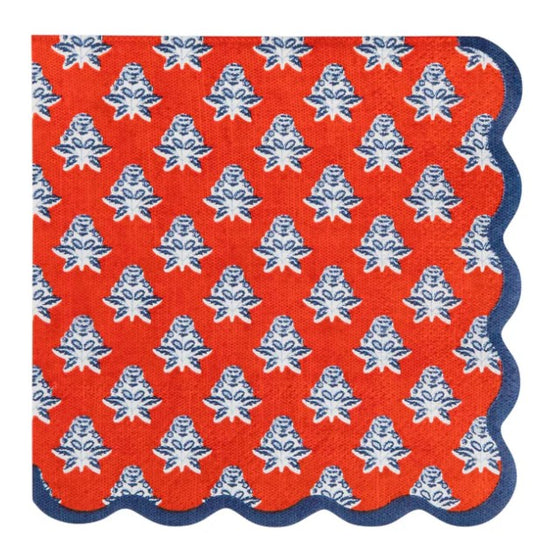 Floral Paper Cocktail Napkin