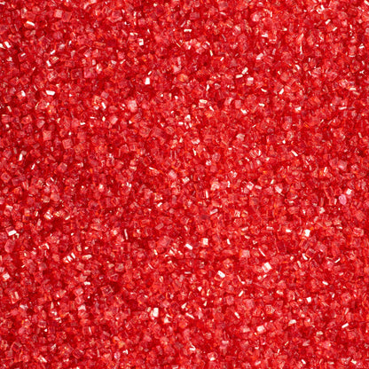 RED SANDING SUGAR SPRINKLES