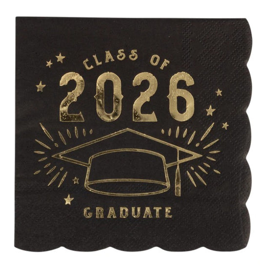 Foil 2026 Graduate Cocktail Napkin