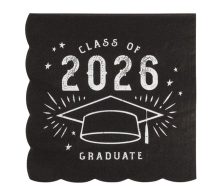 Foil 2026 Graduate Cocktail Napkin