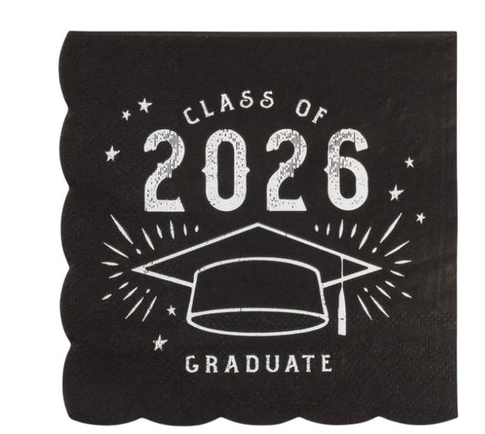 Foil 2026 Graduate Cocktail Napkin