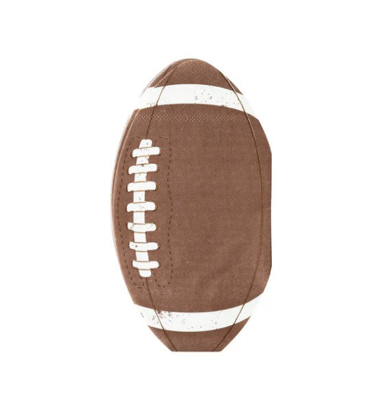 Football Shaped Paper Dinner Napkin