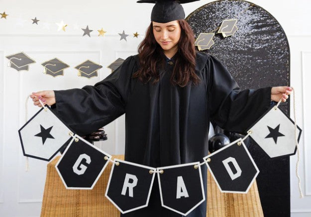 Oversized Felt Grad Banner