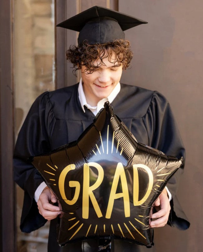 Grad Star Mylar Balloon