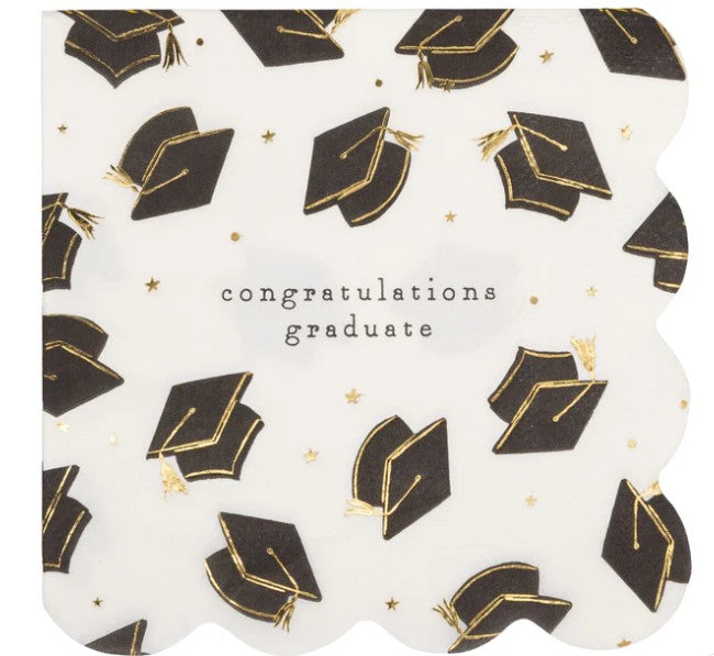 Grad Hat Scatter Napkin Cocktail
