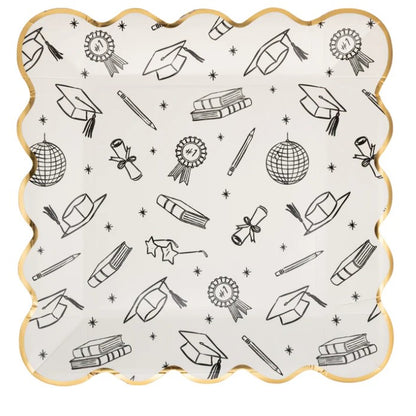Grad Icon Foil Plate