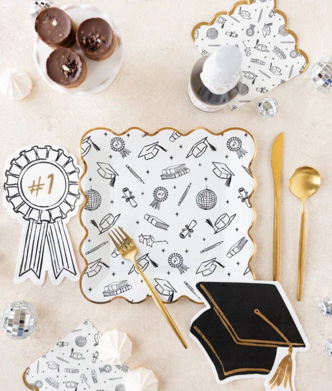 Grad Icon Foil Plate