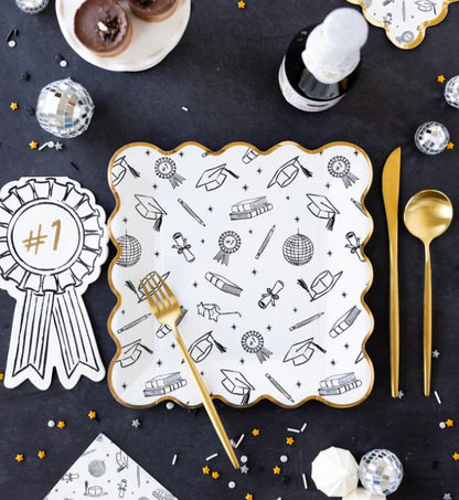 Grad Icon Foil Plate