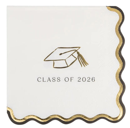 Foil Grad Icons Cocktail Napkin