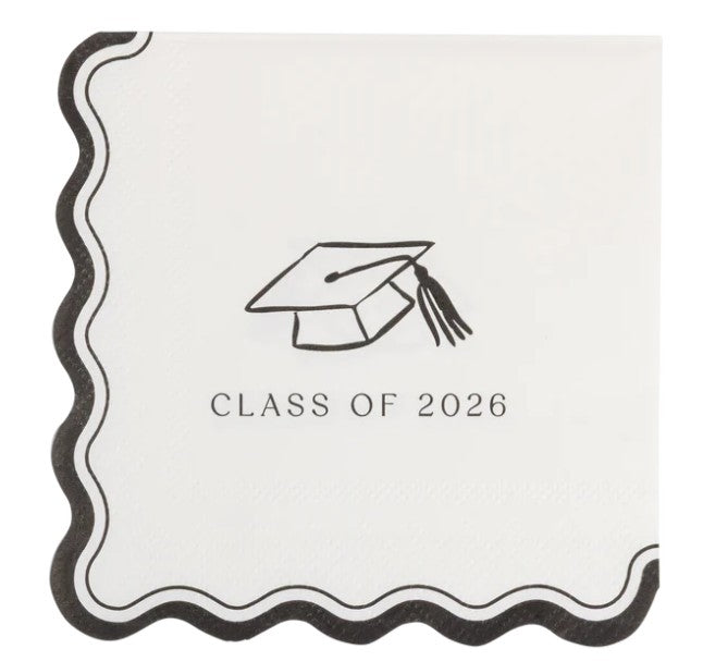 Foil Grad Icons Cocktail Napkin