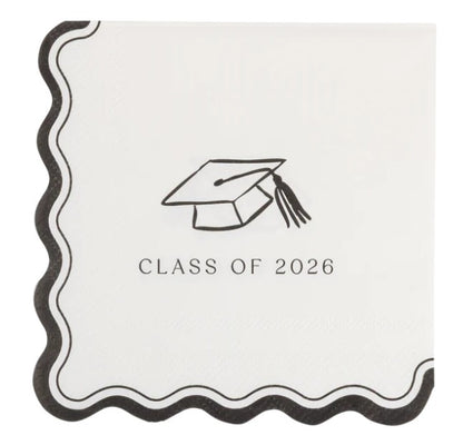 Foil Grad Icons Cocktail Napkin