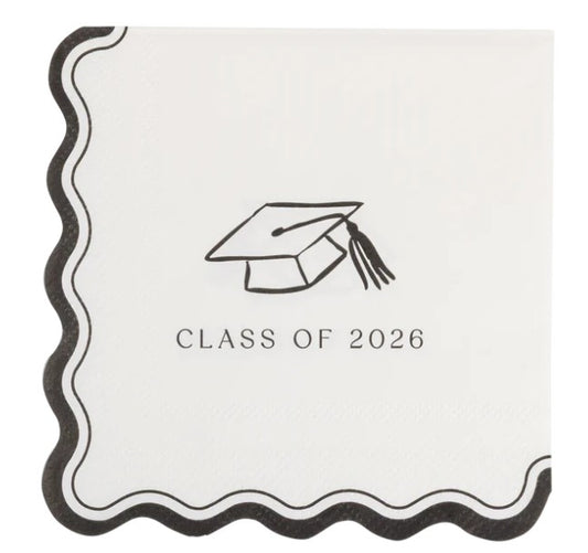 Foil Grad Icons Cocktail Napkin