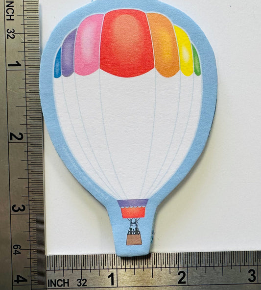 SHAPES ETC. Mini Notepad - Hot Air Balloon