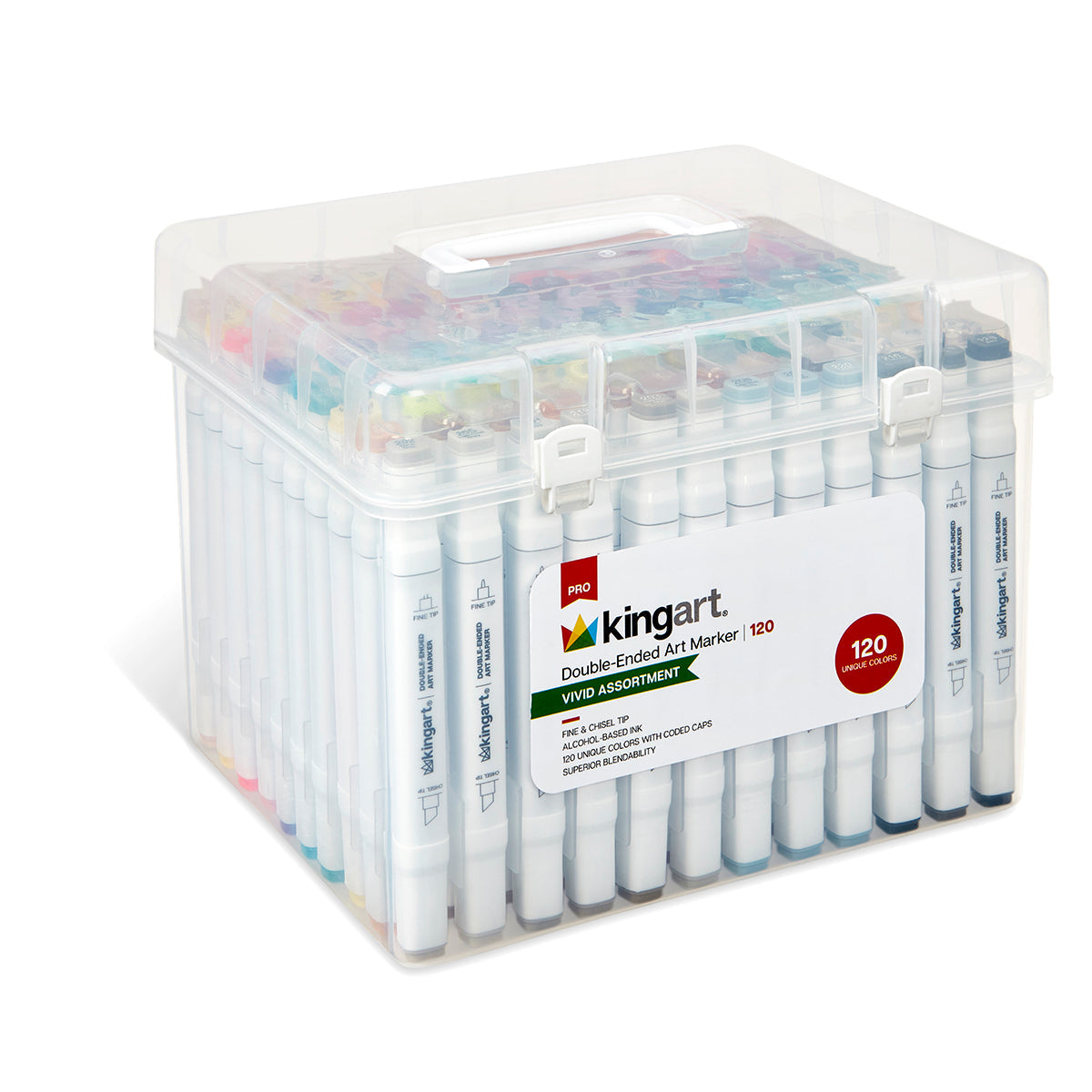 PRO Double-Ended Alcohol Markers - 120 Colors