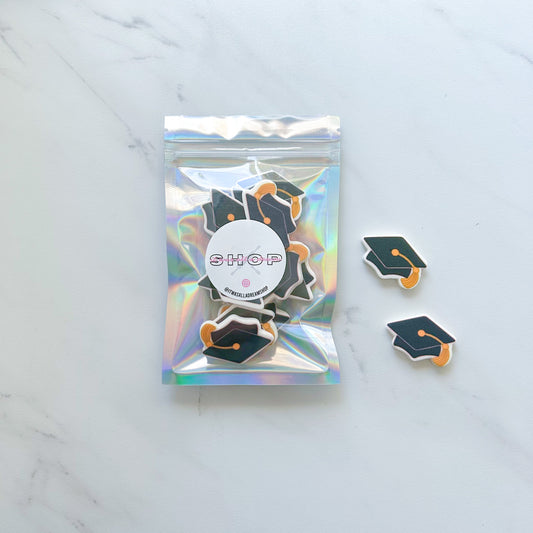 GRADUATION CAP EDIBLE DECORATIONS