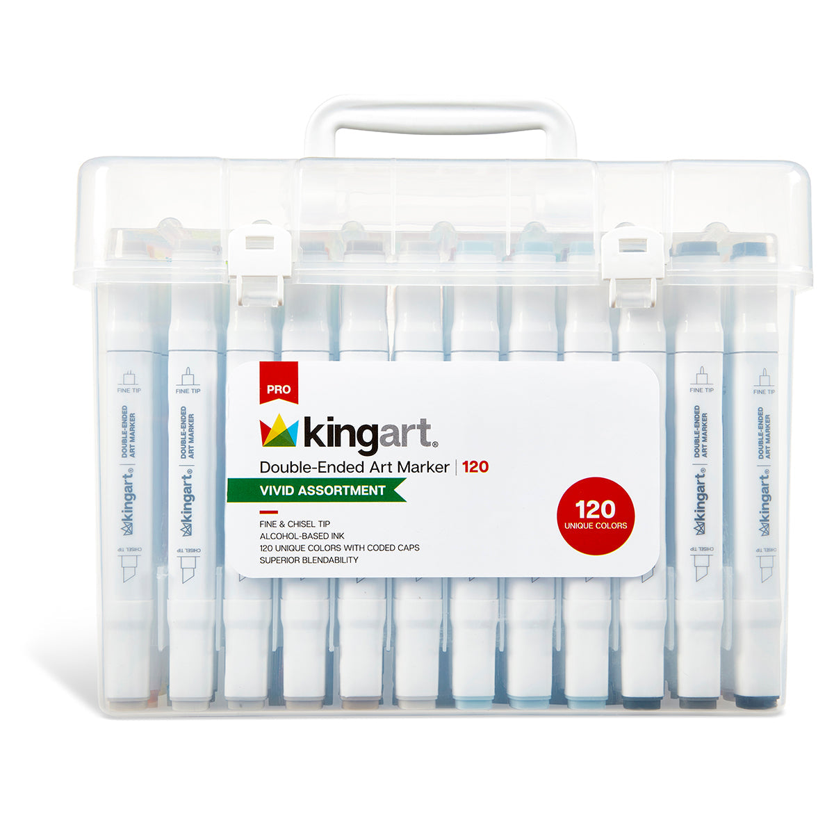 PRO Double-Ended Alcohol Markers - 120 Colors