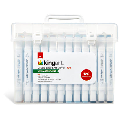 PRO Double-Ended Alcohol Markers - 120 Colors
