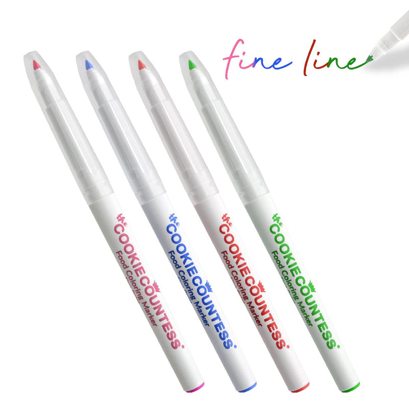 FINE TIP EDIBLE MARKER SET